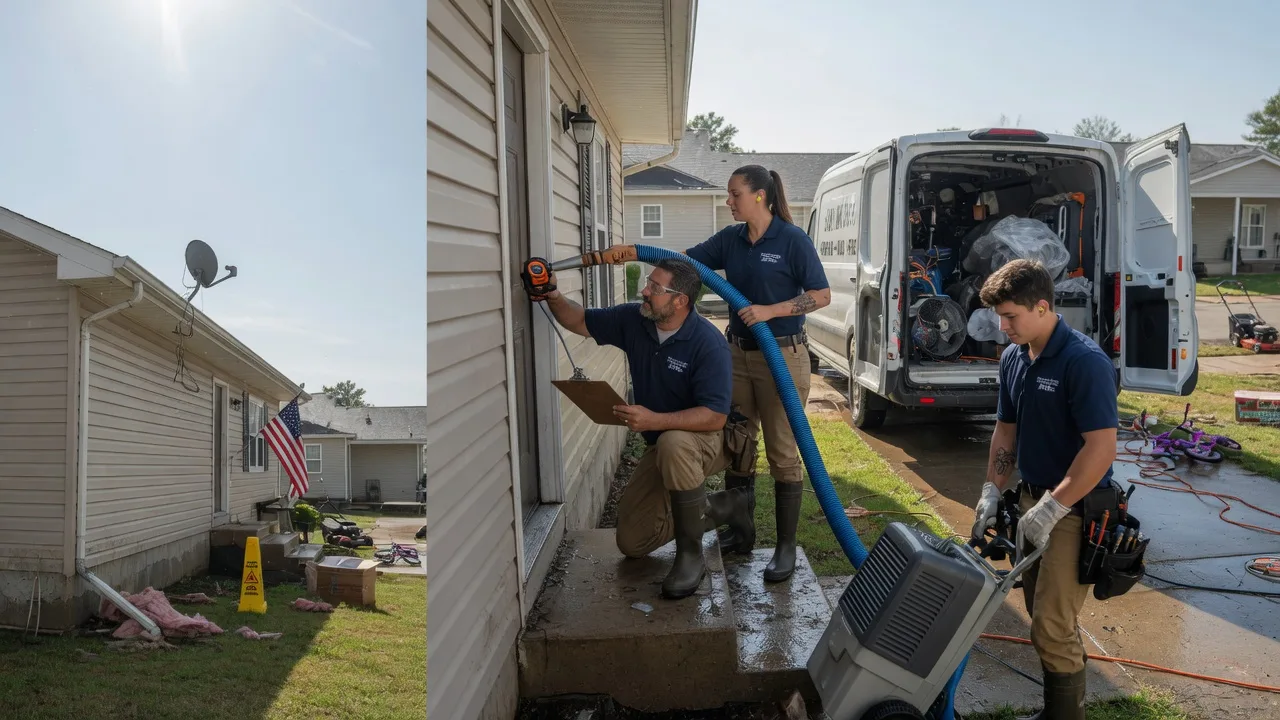 Ceiling Water Damage Restoration in Yorkville, TN near me